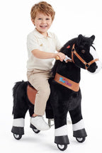 PonyCycle Authentic Horse Ride on Toys Scooters for Children (with Brake and Sound/90 cm