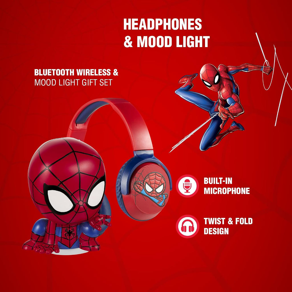 Marvel Spider-Man Soft Touch Light with Bluetooth Headphone