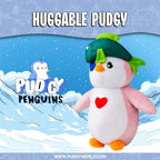 Pudgy Penguins Huggable Plush. Adopt Your New Forever Friend with 4 Different Stuffed Animal Penguin plushie Designs, Each Comes Complete with a redeemable Digital Experience Code., 11.8 inch