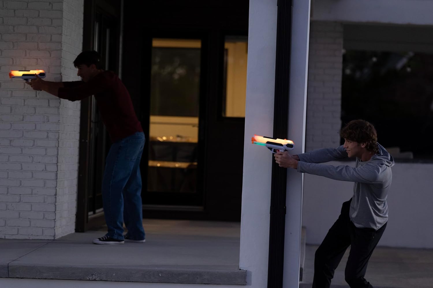LaserX Ultra NXT Blasters Battery Operated, Advanced Home Laser Tag System Designed for Interactive Play, Includes Two