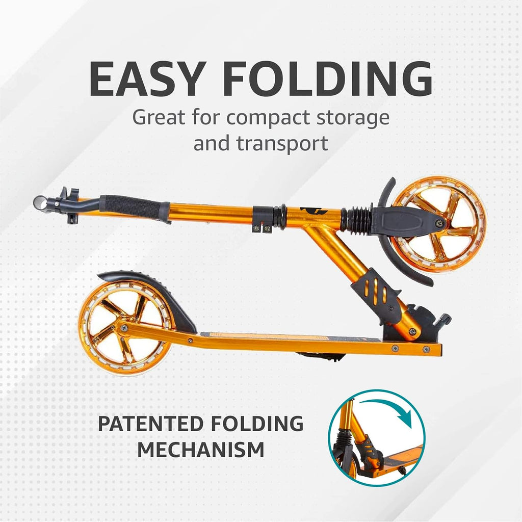 SPARTAN Extreme 180Mm Folding Scooters Orange,200mm