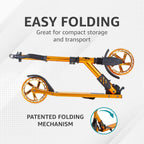 SPARTAN Extreme 180Mm Folding Scooters Orange,200mm