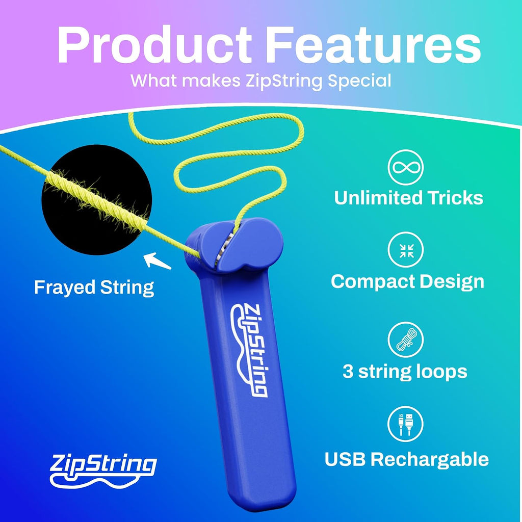 ZipString String Rope Launcher Bodacious Blue