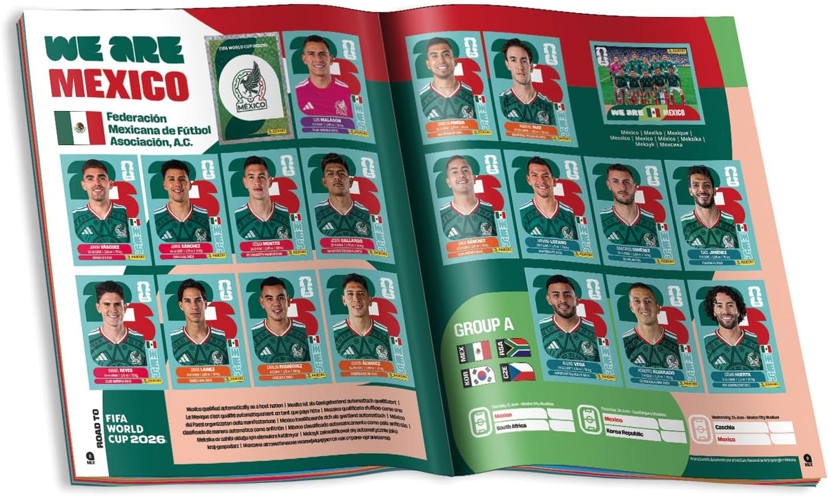 Panini FIFA World Cup 2026 Sticker Album, Multicolor