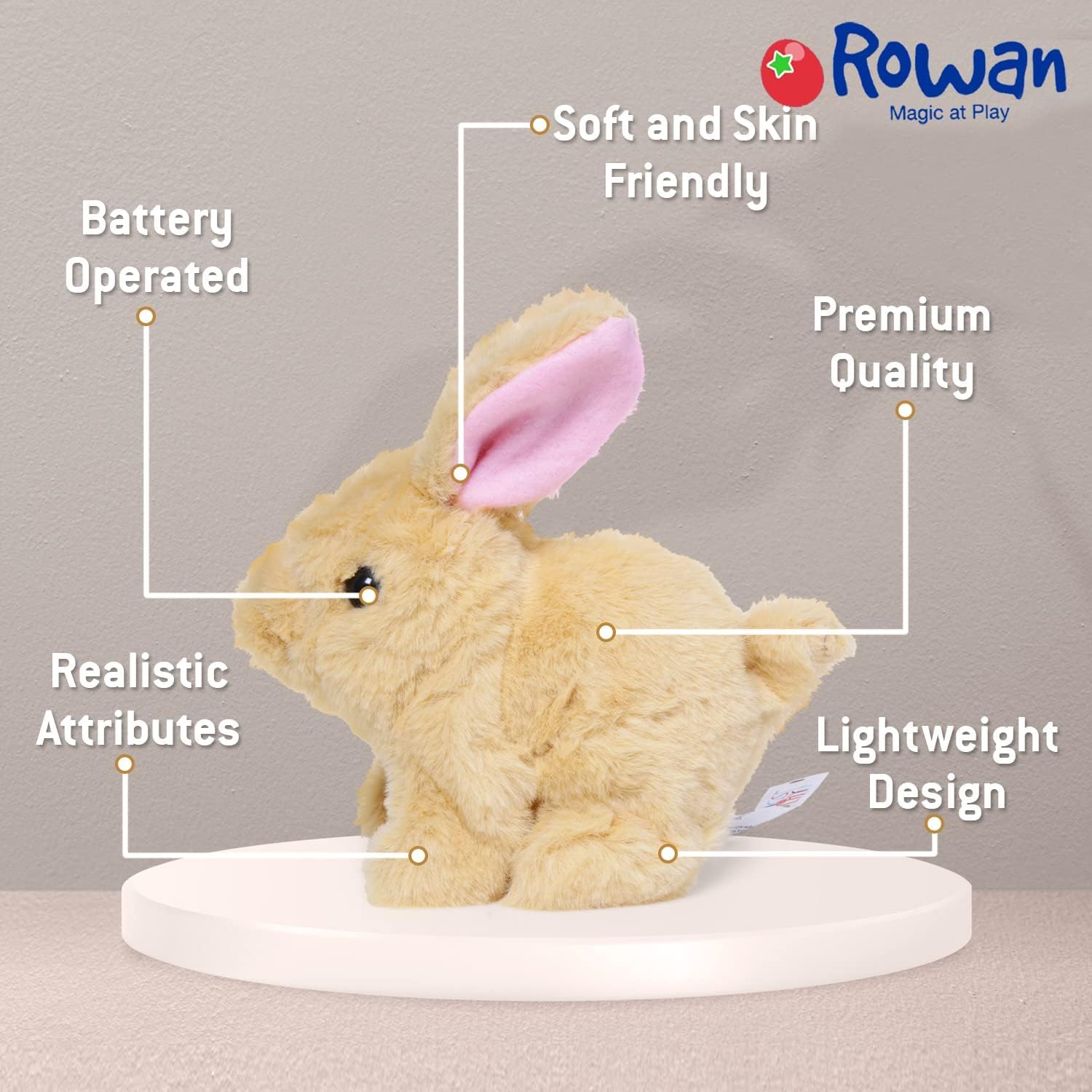 TOY STATION Fuzz Buzz Cookie The Rabbit