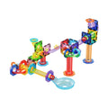 PicassoTiles Marble Run 60 Piece Race Track Magnetic Tiles Magnet Building Block Educational Construction Toy Set Playset STEM Learning Kit Child Brain Development HandEye Coordination Training PTG60