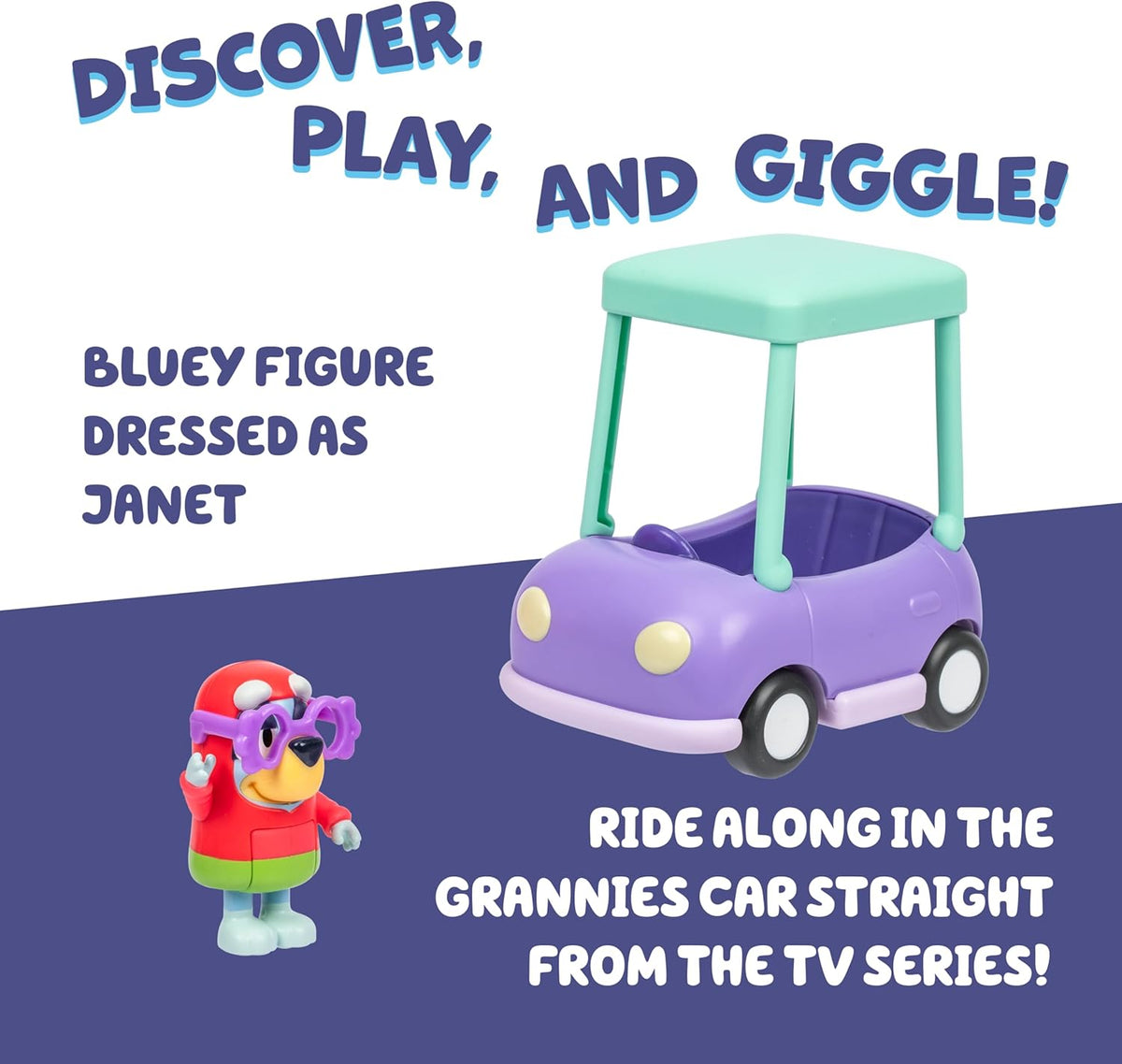 BLUEY S13 BASIC VEHICLE GRANNY CAR & JANET