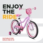 Spartan 20" Serena Girls Bicycle with Training Wheels