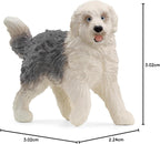Schleich Old English Sheepdog Realistic Animal Figurine