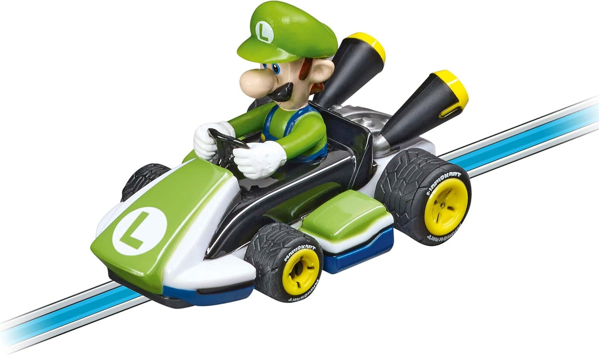 Carrera FIRST Mario vs Luigi Slot Car Racing Set (2.4m) I Battery