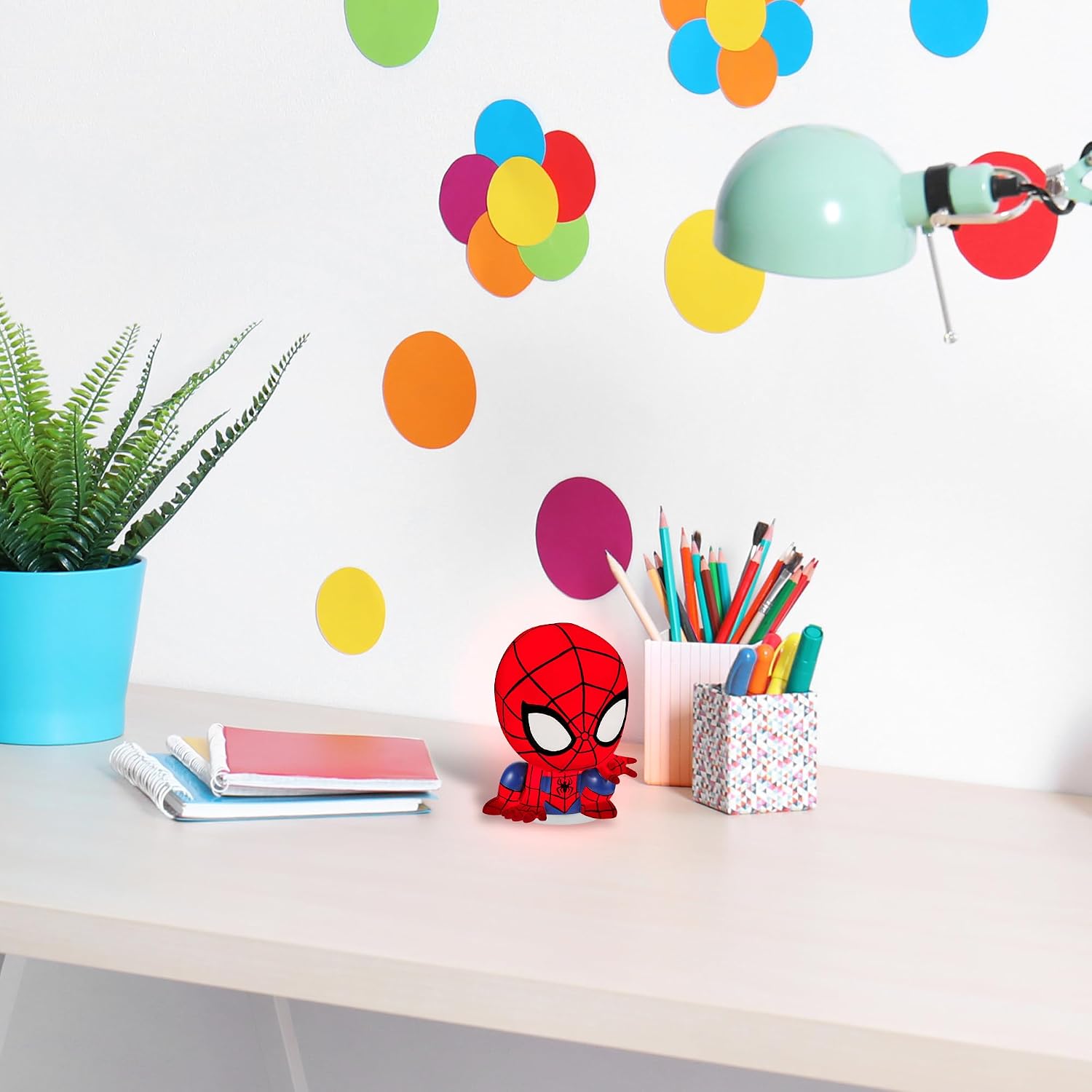 Marvel Spider-Man Soft Touch Light with Bluetooth Headphone
