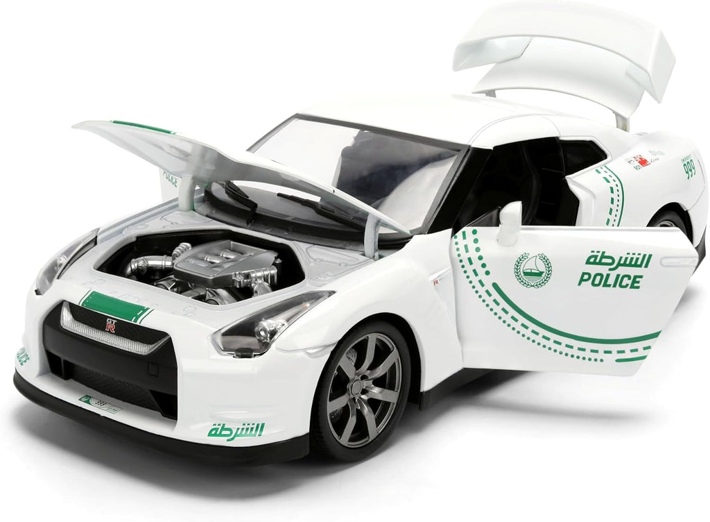Jada Dubai Police 2009 Nissan GR-R 1:18