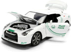 Jada Dubai Police 2009 Nissan GR-R 1:18