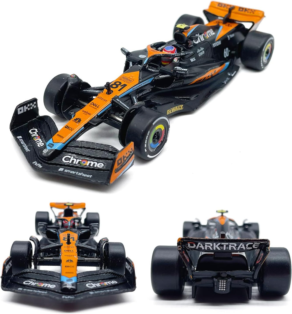 1:24 Scale F1 McLaren MCL60 Model Toy Car Metal Diecast Toy Vehicle, Formula 1 Team 2023 Australian Grand Prix, Piastri