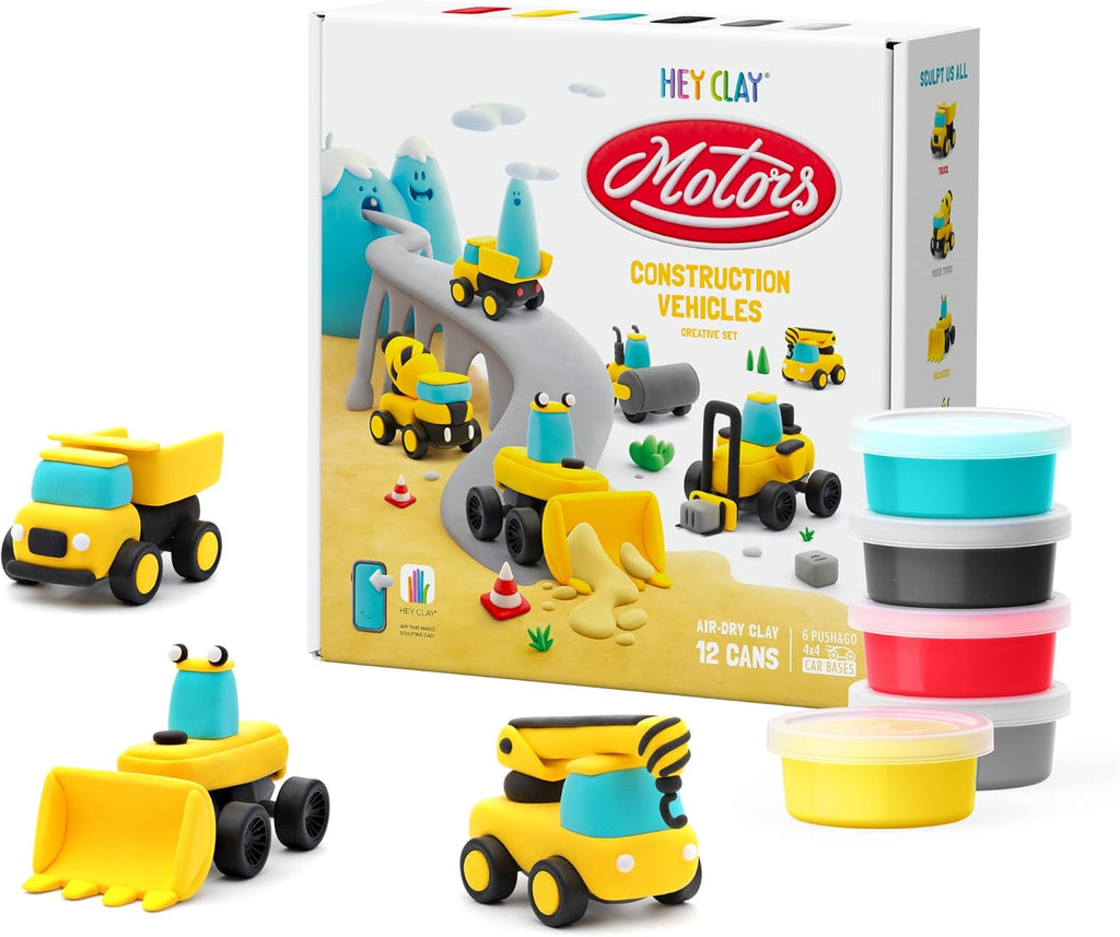HEY CLAY - Happy Cars set 6 Cans