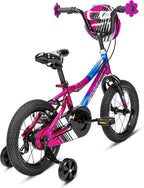 Spartan Chrome Sparkle Girls Bicycle with Training Wheels