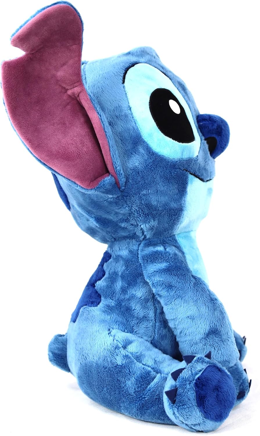Disney Plush Core Stitch 20-Inch, Detailed Stitch Plush Sculpturing With Embroidered Features, Plush, Soft Toy Stuffed