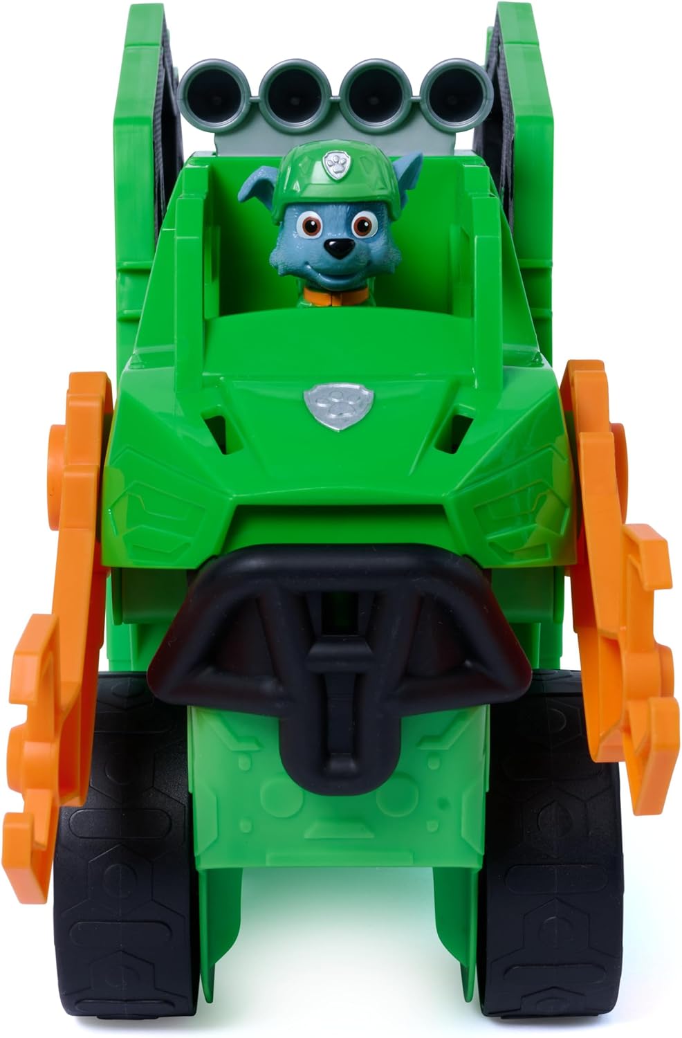 PAW PATROL: The Dino Movie Rocky's Megasaurus Transport Vehicle, Push Button Inflatable