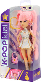 K POP Idol Doll Yuni Fashion Dolls K-Pop Moonlight Style Pink Braided Hair 3 Accessories