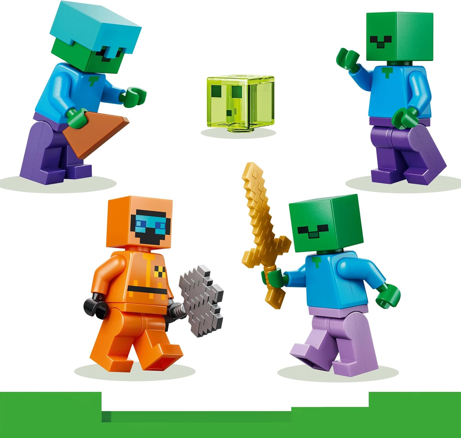 Lego Minecraft 21587 Zombie Dungeon Toy, Birthday Present, Blocks, Boys, Girls, Children, 8, 9, 10, Elementary School