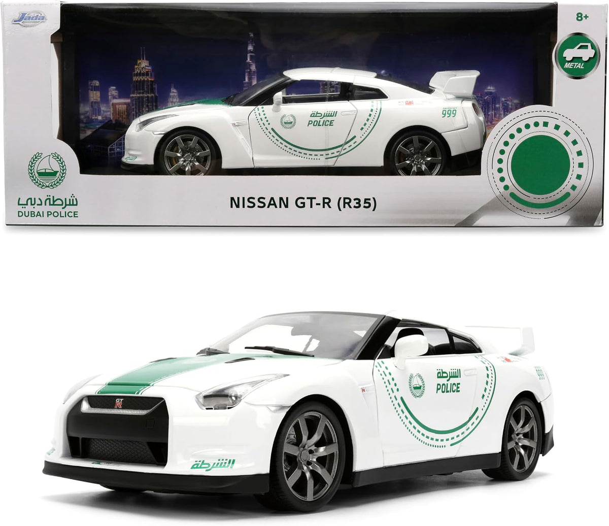 Jada Dubai Police 2009 Nissan GR-R 1:18