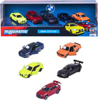 Majorette BMW Giftpack 5 Metal Cars 7.5 cm Set of 5 BMW Vehicles with 2 Exclusive Models