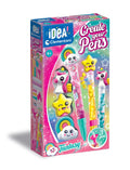 Clementoni - Idea-Create Your Penso: Fantasy-Creative Game for Making Colourful, Workshop, Customizable Pens for Children 6 Years, Multicoloured, 18827
