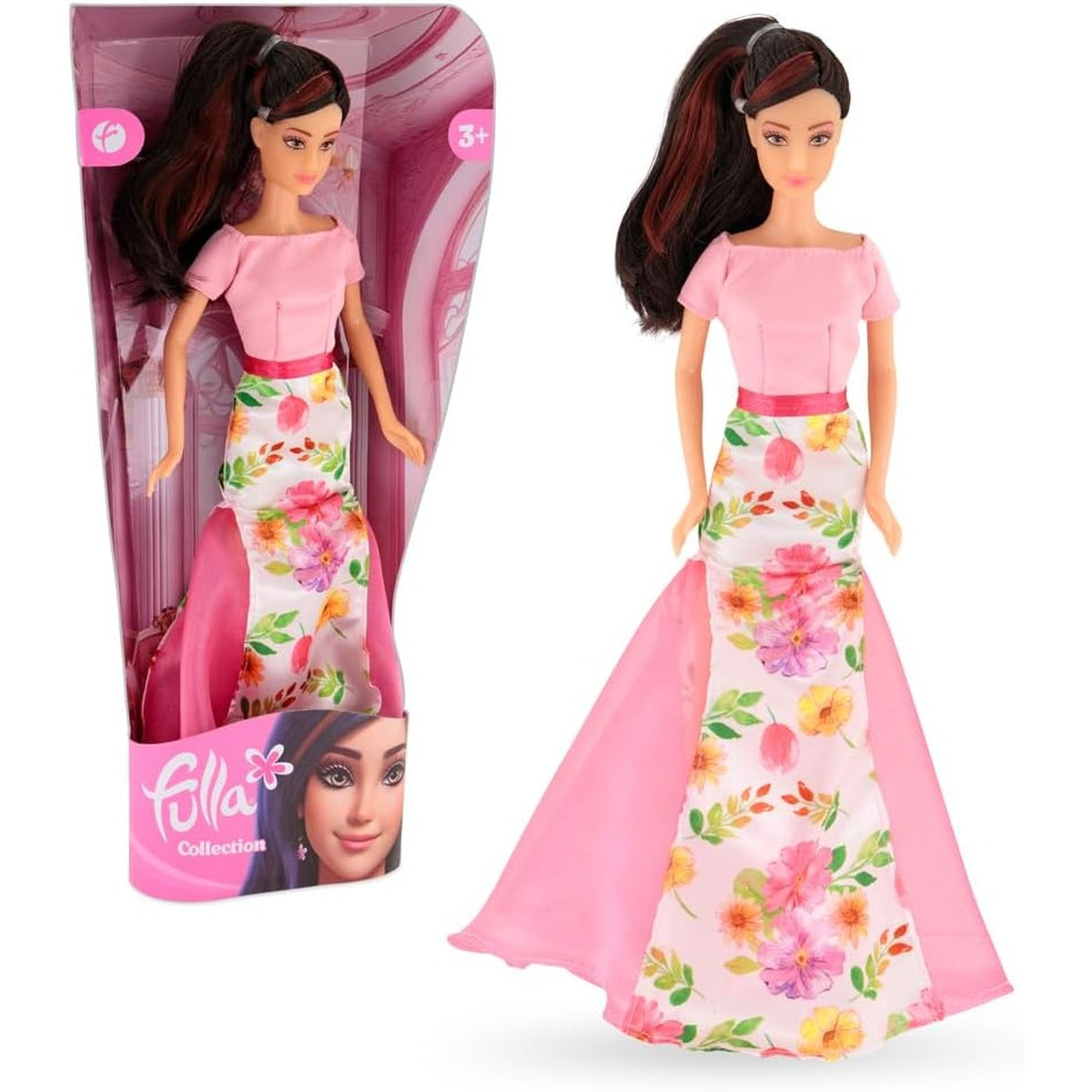 Fulla Fulla Fashion Collection Doll with Trendy Outfit Stylish Hair and Accessories, Giftable Fashion Doll for Girls- Great t
