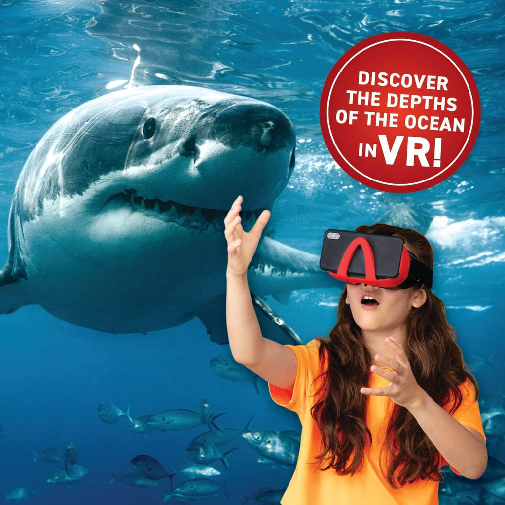 Abacus Brands Virtual Reality Oceans! Gift Box - Illustrated Interactive VR Book and STEM Learning Activity Set - for