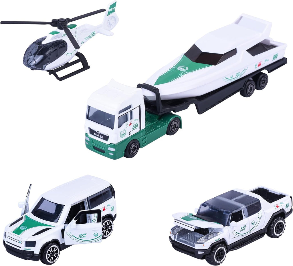 Majorette Dubai Police Force Pack Die Cast