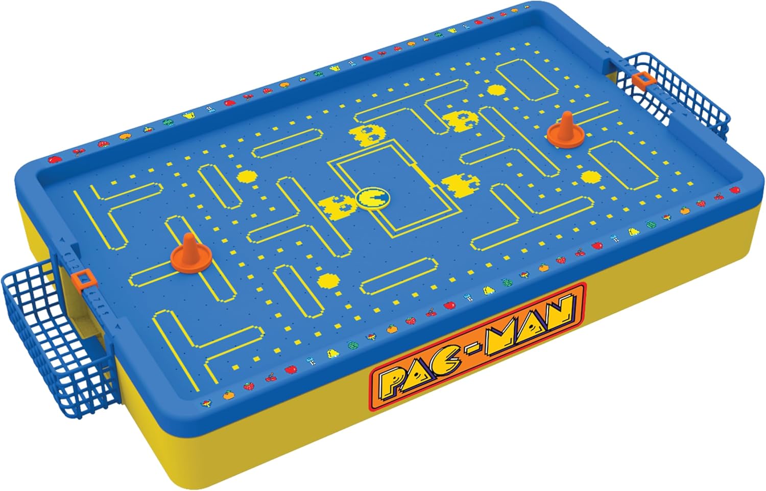 PAC-Man Electronic Air Hockey Arcade 2 Player Game Table with Floating Puck - Official Sounds and Air Surface - 52.5 x