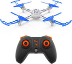 Syma 4 Channel Auto Hover RC Stunt Drone, Blue/Orange