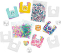 Care Bears 3D Sticker Maker Refill Pack, Make 30+ Shaker Stickers with Gems, Sprinkles &
