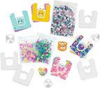 Care Bears 3D Sticker Maker Refill Pack, Make 30+ Shaker Stickers with Gems, Sprinkles &