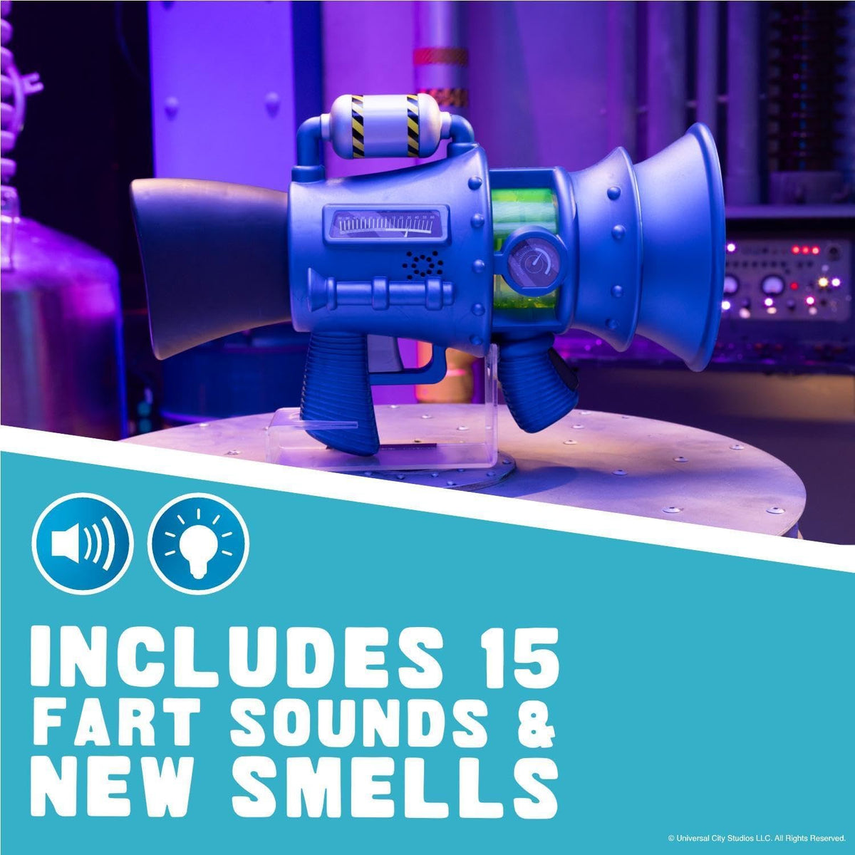 Minions & Monsters Fart Blaster Pro with 8 Stink Settings, Shoots Stinky Fart Rings up to