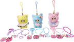 JollyPop Kitten SuperPop S1 for Kids, Collectible Plush Toy Includes Dress-Up Accessories, Character Cards, Cute Pastel