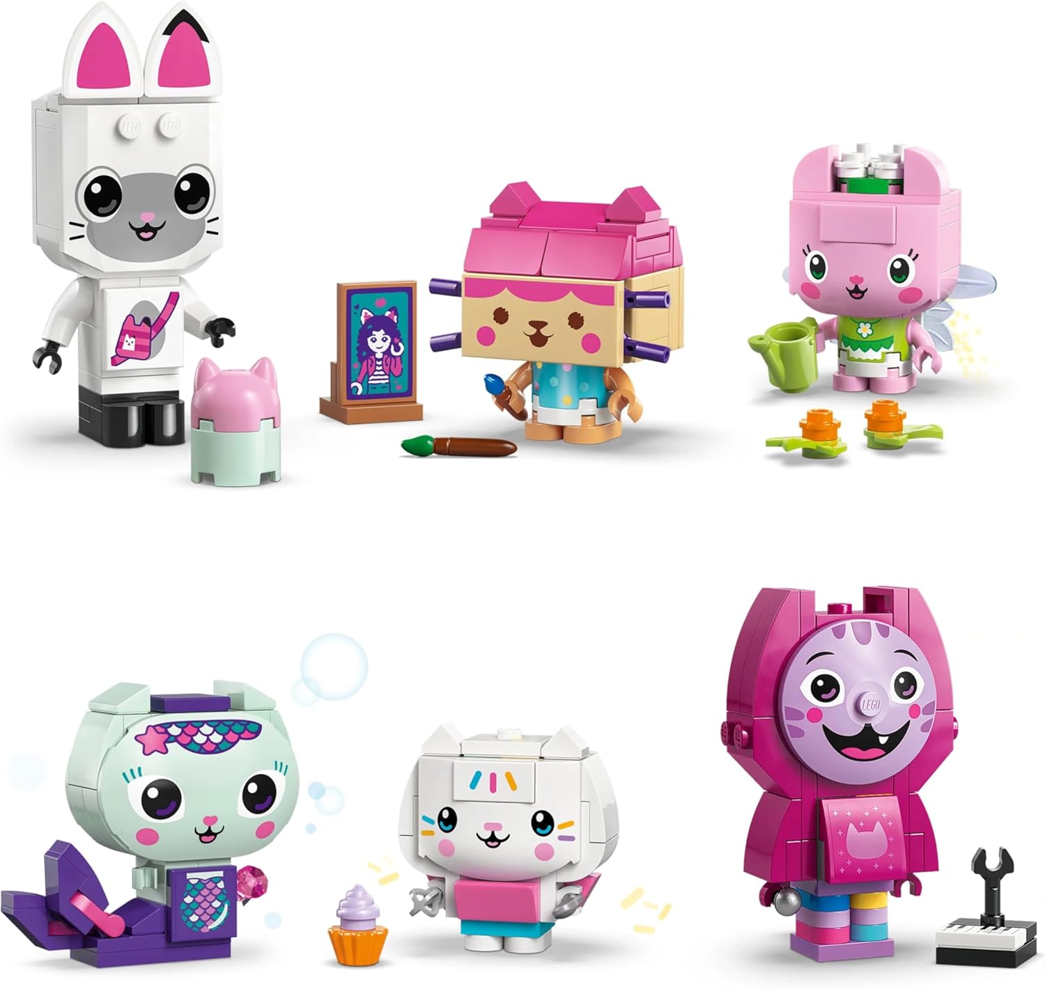 Lego 11215 Gabby Dollhouse, Gabby Cat Friend, Toy, Birthday, Present, Blocks, Education, Girls, Boys, Kids, 6, 7, 8, 9, Animal, Creature, Interior, Fashionable
