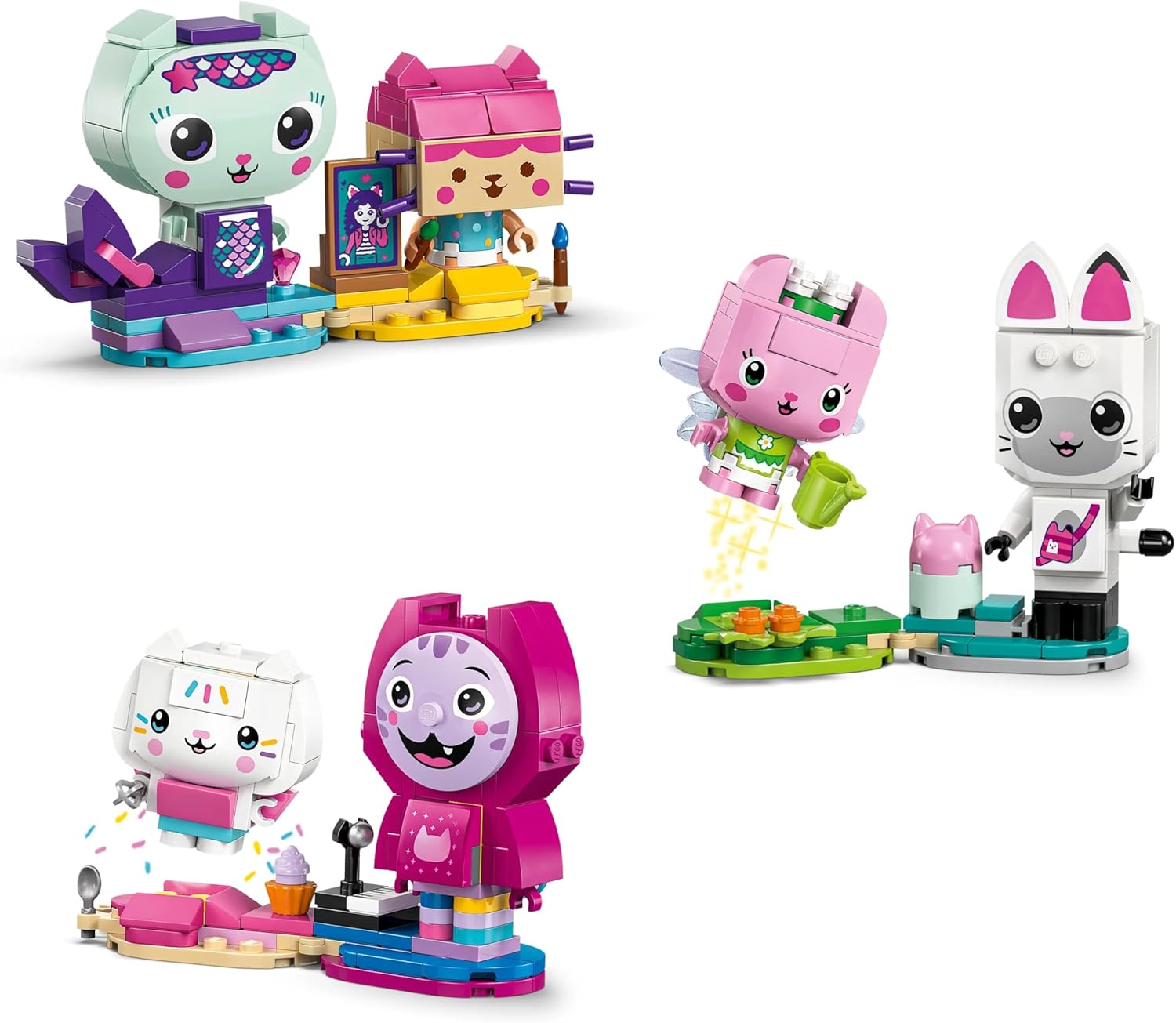 Lego 11215 Gabby Dollhouse, Gabby Cat Friend, Toy, Birthday, Present, Blocks, Education, Girls, Boys, Kids, 6, 7, 8, 9, Animal, Creature, Interior, Fashionable