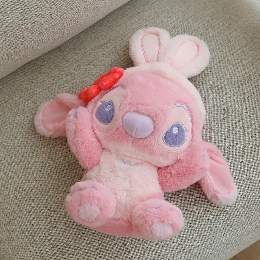 MINISO 11'' Lilo & Stitch Collectio Costume Changing Bunny Plush Toy (Angel) Stuffed