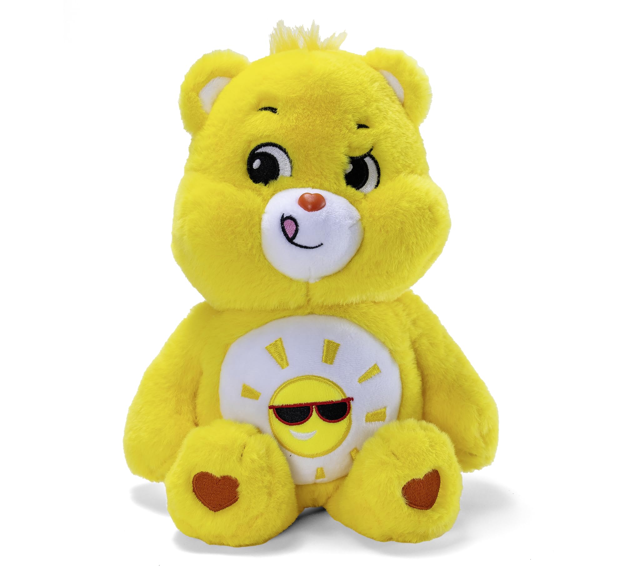 Simba - Lucky Bear Sunshine Bear Cuddly Toy 35 cm - Cuddly Soft Plush Toy - for Children and Adults Original Collectible - Stuffed Toy for Girls and Boys Sunshine Bear, 35 cm