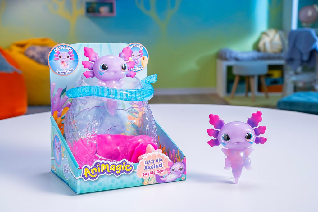 Goliath Animagic Let's Glo Axolotl Bubble Reef