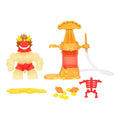 Heroes of Goo Jit Zu Hero Creator with 3 Unique Goo Fillings, Mix, Fill & Create Your Own Stretchy Glow-in-The-Dark Blazagon Action Figure, Play Again and Again