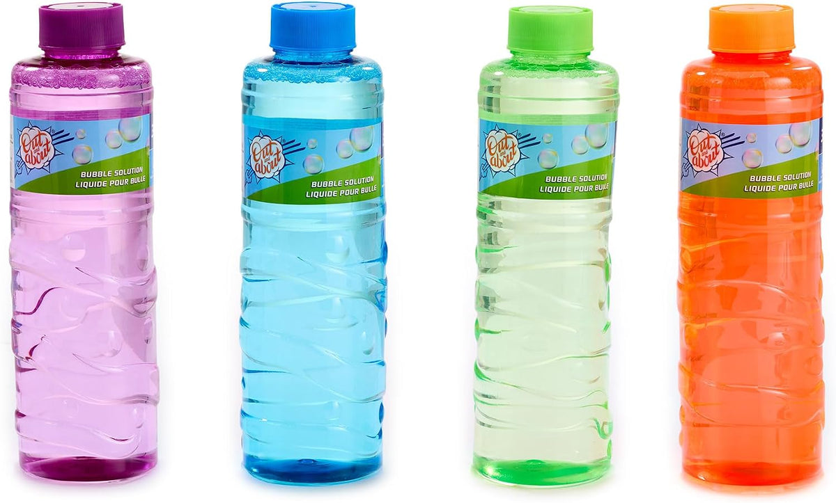 Addo Out and About 1L Bubble Solution, Bubble Mix Toy, Bubbles Refill Bottles, Outdoor