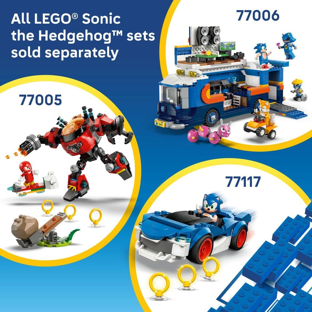 LEGO Sonic the Hedgehog Silver's Car vs. Knuckles' Monster Truck 77118