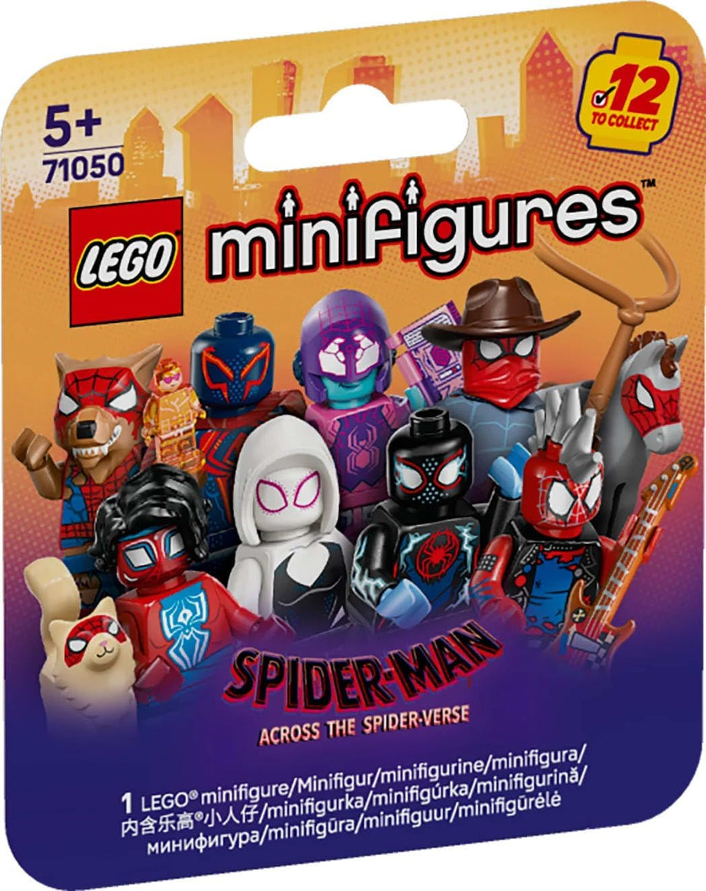 LEGO Minifigures Spider-Man: Across the Spider-Verse - Get 1 of 12 Collectible Toys with Accessories - Gift for 5+ Year