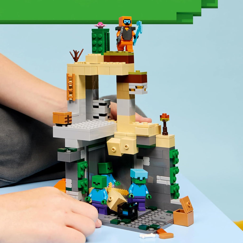 Lego Minecraft 21587 Zombie Dungeon Toy, Birthday Present, Blocks, Boys, Girls, Children, 8, 9, 10, Elementary School
