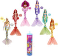 Barbie Doll, Color Reveal Rainbow Mermaid Series with Fin, Cuffs and Crown