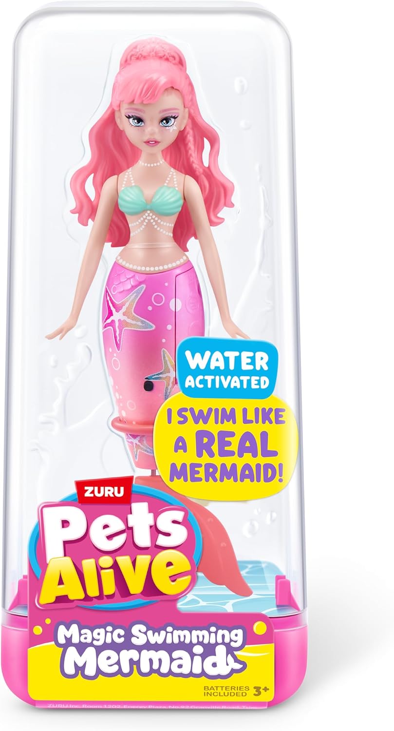 Pets Alive Water Activated Swimming Mermaid