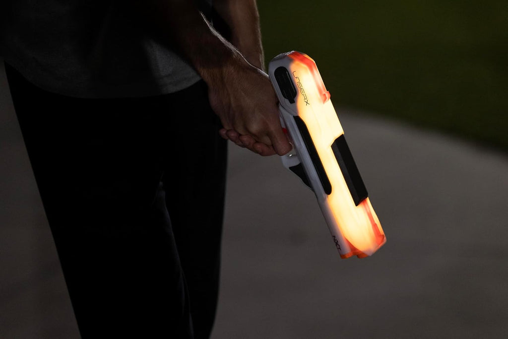 LaserX Ultra NXT Blasters Battery Operated, Advanced Home Laser Tag System Designed for Interactive Play, Includes Two