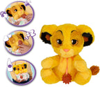 BABY PAWS Simba, Interactive Plush Toy with Sound Function when Opening and Closing the